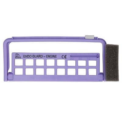 Zirc Steri-Endo Guard Engine Endodontic File Organizer, Neon Purple, Holds 11 Engine & 5 Hand Files, 50Z452R thumbnail 4