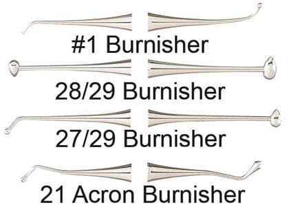 Miltex #21 Acorn Burnisher, Double-Ended, Regular Handle, BU21, 71-30 thumbnail 4