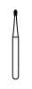 NTI 2-Piece Operative Carbide Burs, FG, Pear #330, 0.8 mm Diameter, 1.6 mm Length, 100/Pkg, H330-FG100 thumbnail 5