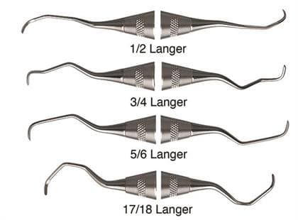 Hu-Friedy Universal Curette, Langer 3/4, Double-Ended, #6 Satin Steel Handle, SL3/46 thumbnail 11