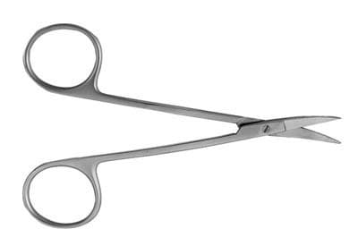 J&J Instruments LaGrange 4.5" Curved Surgical Scissors, Stainless Steel, #14, 22-1540 thumbnail 4