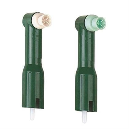 Denticator Original Green Disposable Prophy Angles, Soft Green 4-Webbed Cup, 90° Angle, Latex Free, 500/Pkg, 501350 thumbnail 3