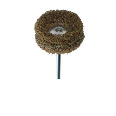 Meisinger Fuzzies Acrylic Polishing Wheel, Coarse Grit, Brown, 25mm, HP Shank, 5/Pkg, 253G-250-HP thumbnail 11