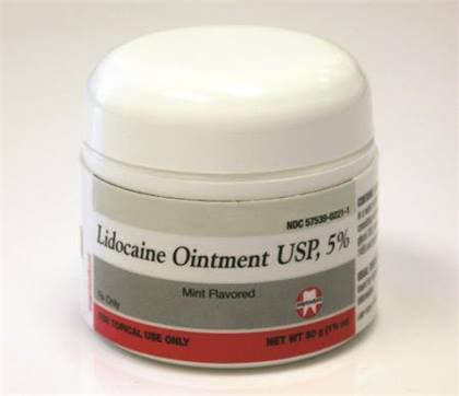 Septodont Lidocaine 5% Topical Ointment, Mint Flavor, 50g Jar thumbnail 2