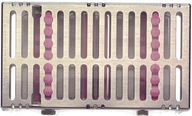 Hu-Friedy IMS Signature Series Double-Decker Cassette, 14-Instrument, Two-Tier, Purple, 4.5" x 8" x 1.5", 1/Pk, IM9146 thumbnail 8