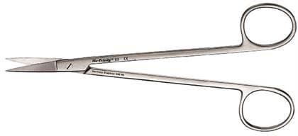 Hu-Friedy Kelly Scissors, Standard Series, Straight Pointed, #2, 6-1/4", One Serrated Blade, 1/Pk, S2 thumbnail 7