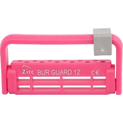 Zirc Steri-Bur Guard 12-Hole Bur Block, Neon Pink, 50Z406S, 1/Pk thumbnail 11