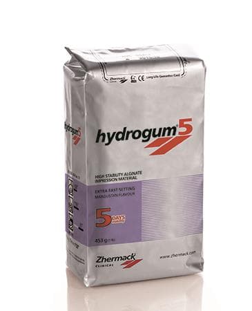 Zhermack Hydrogum 5 Dustless Alginate Impression Material, Extra Fast Set, Fruit Flavor, 1 lb Bag, C302070 thumbnail 12