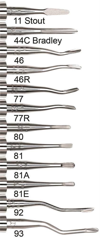 Hu-Friedy Elevator #11 Stout, #510 Large Tapered Hexagon Handle, Single End, Stainless Steel thumbnail 5