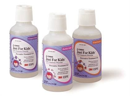 3M Just For Kids 0.4% Stannous Fluoride Brush-On Gel, Bubble Gum Flavor, 4.3 oz Tube, 12107B thumbnail 8