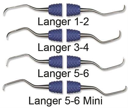 PDT Cruise Langer 3/4 Universal Curette, Double-Ended, Nautical Blue Resin Handle, 6.5", R080 thumbnail 11