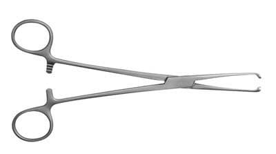 J&J Instruments Allis Tissue Forceps, 7.5", 5 x 6 Teeth thumbnail 2