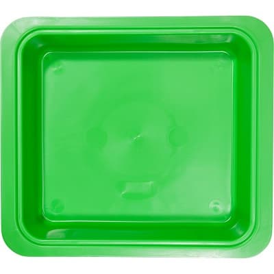 Zirc Procedure Tub Only, Neon Green, 12-1/4" x 10-7/8" x 2-3/4", 20Z463-P thumbnail 7