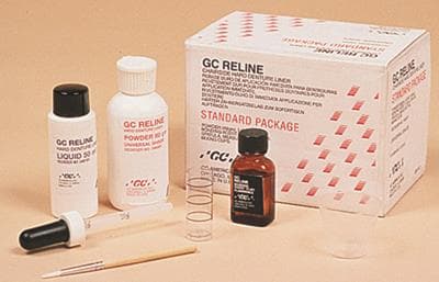 GC Reline Hard Denture Chairside Reline Material, Standard Package, 80 g Powder / 50 mL Liquid / 15 g Bonding Agent, 346001 thumbnail 19