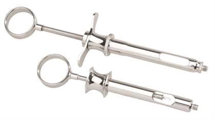 Vista Apex Astra Style 1.8 cc Aspirating Syringe, Chrome, Autoclavable, 1/Pk, 107001 thumbnail 3