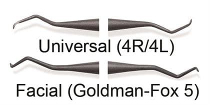 Premier Universal Implant Scaler, Columbia 4L/4R, Double-Ended, Fiber-Reinforced Graphite, 2/Pk, 9061401 thumbnail 12