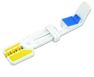 Dentsply Sirona Snap-A-Ray Xtra Film & Phosphor Plate Holder, Anterior/Posterior, Autoclavable, White/Yellow/Blue, 1/Pack, 540501 thumbnail 9