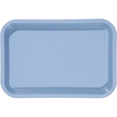 Zirc Mini Flat Set-Up Tray, Blue, F-Size, 9-3/8" x 6-3/8" x 7/8", 20Z101B thumbnail 8