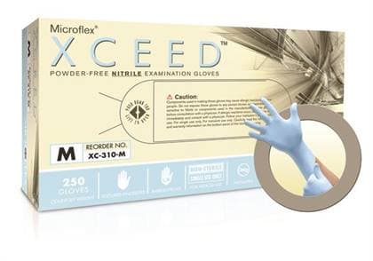 XCEED® Nitrile Examination Gloves, Powder Free, Latex Free, Blue, Small, 250/Box, XC-310-S thumbnail 17