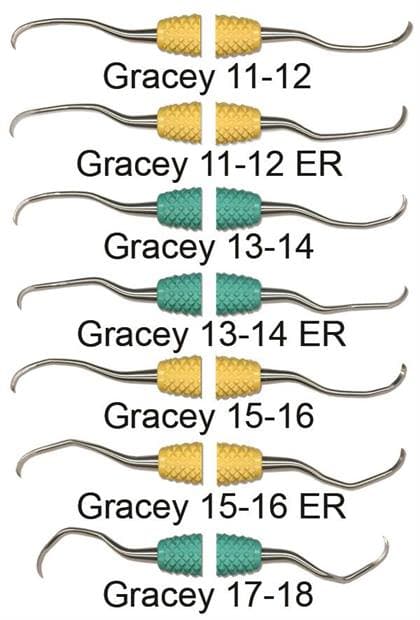 PDT Amazing Gracey Curette, #11/12, Extended Reach, Double-Ended, Yellow Resin Handle, R042 thumbnail 12