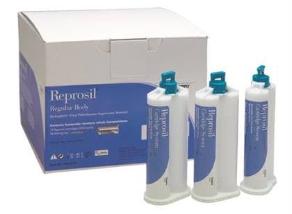 Reprosil Hydrophilic VPS Impression Material, Regular Body, Blue, 50 ml Cartridge Refill with Mixing Tips, 4/Pk, 626210 thumbnail 11