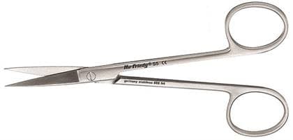 Hu-Friedy #5 Wagner Straight Surgical Scissors, 4.5", One Serrated Blade, Stainless Steel, S5 thumbnail 6