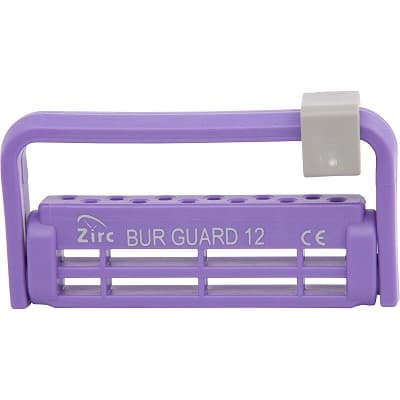 Zirc Steri-Bur Guard 12-Hole Bur Block, Neon Purple, 1/Pk, 50Z406R thumbnail 8