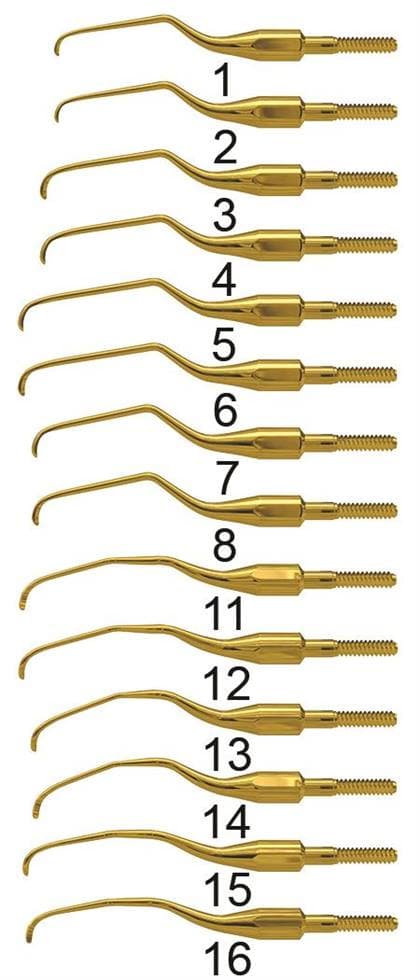 XP Squared Technology Quik-Tip Gracey Deep Pocket 2 Curette, 3MM Extended Shank, Cone Socket, 440A Stainless Steel, AEGDP2XPQT thumbnail 3
