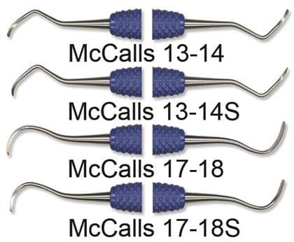 PDT Cruise McCall 13/14 Universal Curette, Double-Ended, Nautical Blue Resin Handle, 6.5", R069 thumbnail 7