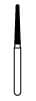 NTI FG Diamond Bur, Coarse, Safe End Taper, #857-014, 1.4 mm Diameter, 10.0 mm Length, Green, 5/Pk thumbnail 5