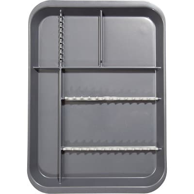 Zirc B-Lok Divided Setup Tray, Gray, Size B, 13-3/8" x 9-5/8" x 7/8", 20Z451I thumbnail 6