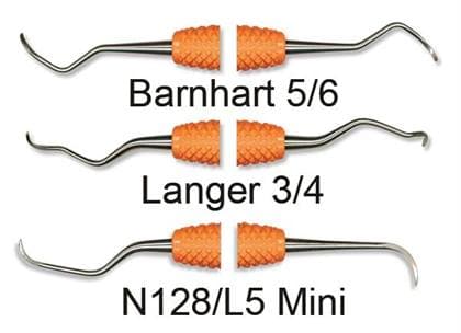 Wingrove Titanium Implant Scaler, Double-Ended, Barnhart 5/6, Orange Resin Handle, 1/Pk, R661 thumbnail 8