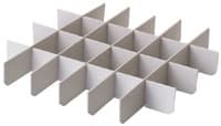 Zirc Grey Tub Divider, Customizable 24-Compartment, 9-5/8" x 8-5/8" x 1-5/16", 1/Pk, 20Z461 thumbnail 5