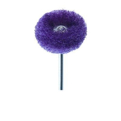 Meisinger Fuzzie Polishing Wheel, Fine Grit, Lilac, 25mm, Handpiece, 5/Pkg, 253F-250-HP thumbnail 9
