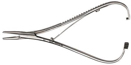 Hu-Friedy Mathieu Needle Holder, 14 cm (5.5"), Serrated Tungsten Carbide Tips, NHM thumbnail 5