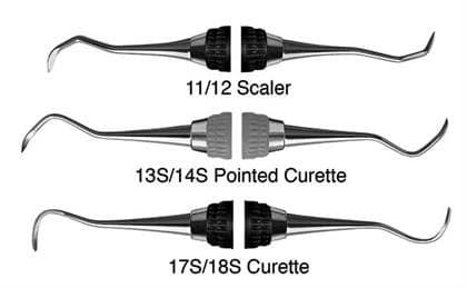 Hu-Friedy McCall 17/18 Double-Ended Curette, #6 Satin Steel Handle, SM17/186 thumbnail 11