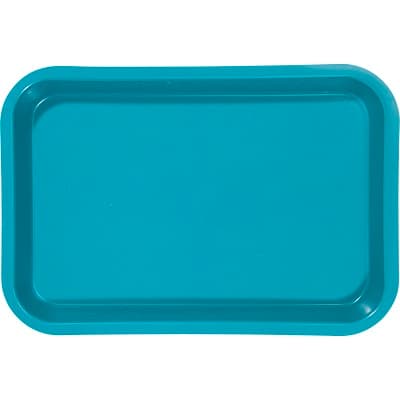 Zirc Mini Tray, Plastic, Teal, F-Size, 9-3/8" x 6-3/8" x 7/8", 20Z101-J thumbnail 7