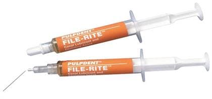 Pulpdent File-Rite 17% EDTA Semi-Gel Canal Lubricant Kit, 4 x 5 g Syringes + 50 Applicator Tips, FILE thumbnail 17
