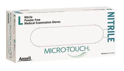 Micro-Touch Nitrile Exam Gloves, Powder-Free, Medium, Blue, 200/Box, 6034302 thumbnail 15