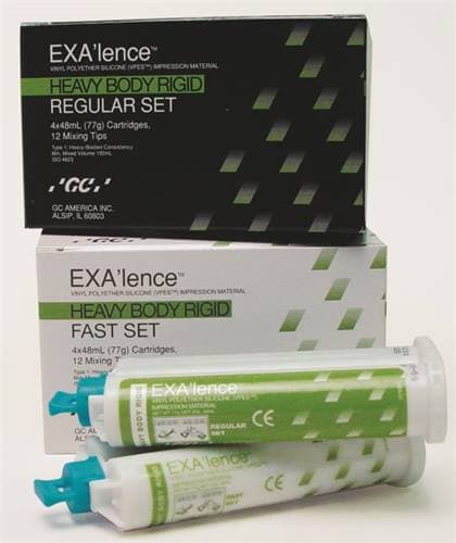 EXA'lence VPES Impression Material Intro Kit, Regular Set, Heavy/Light/Extra Light Body, 48 mL Cartridges, 137402 thumbnail 6