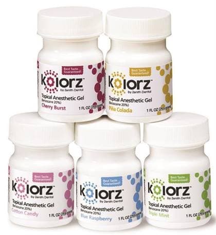 Kolorz Topical Anesthetic Gel, Cherry Burst, 20% Benzocaine, 1 oz Jar, 755102 thumbnail 9