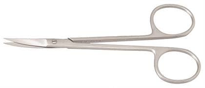 Nordent #302 Iris Curved Surgical Scissors, Stainless Steel, 4-1/2" (115 mm), S302 thumbnail 4