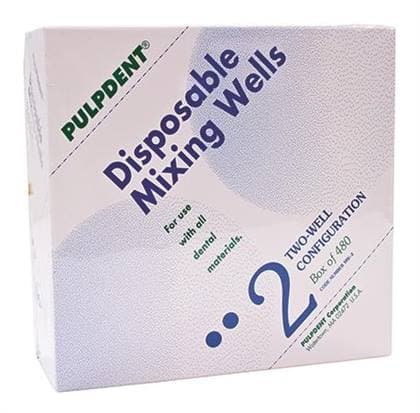 Pulpdent Disposable Mixing Wells, 2-Well, White, 480/Box, MW-2 thumbnail 14