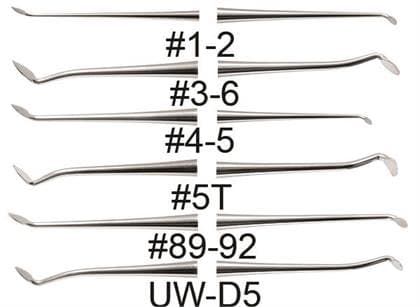 American Eagle Discoid-Cleoid 5T, Double End, 1/4" Stainless Steel Standard Handle, AECADC5T thumbnail 4