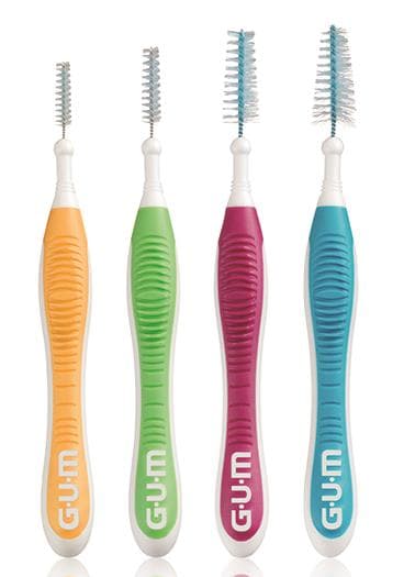 GUM Go-Betweens Proxabrush Interdental Cleaners, Wide, Tapered, Blue, 36/Box, #3614PQ thumbnail 8