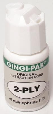 Gingi-Pak MAX Original Crown-Pak Retraction Cord, 4-Ply, with Epinephrine, 108" per Bottle, 10130M thumbnail 7