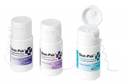 Stat-Pak Knitted Retraction Cord, Size 00, Navy Blue, 100 in/Bottle, 302612 thumbnail 12