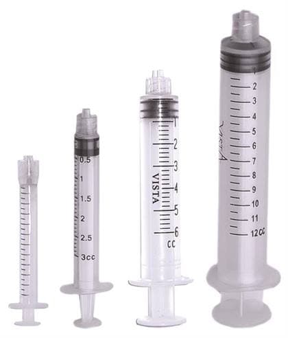 Vista Apex Luer Lock Syringes, 12cc, Disposable, Non-Sterile, 100/Box, #316012 thumbnail 9