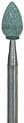 Shofu Dura-Green Stones, HP (Straight Handpiece), Flame FL4, ISO #045, Green, 12/Pk, 0012 thumbnail 10