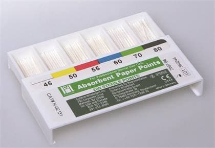 Hygenic Absorbent Paper Points, ISO #60, White, 200/Pk, H02122 thumbnail 3